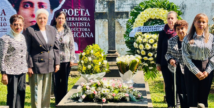 ¡Coatepec se viste de letras! Honran el eterno legado de María Enriqueta Camarillo